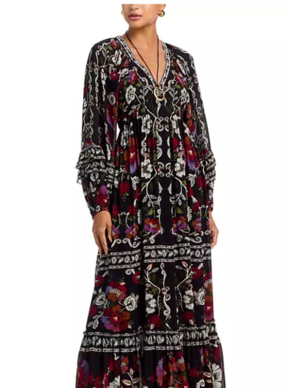 FARM Rio Rococo Flowers Maxi Dress NWT Size Medium